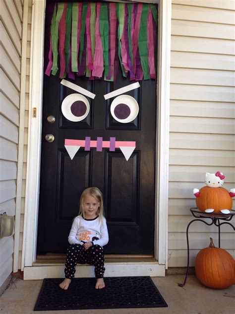30 Diy Halloween Door Decorations Decoomo