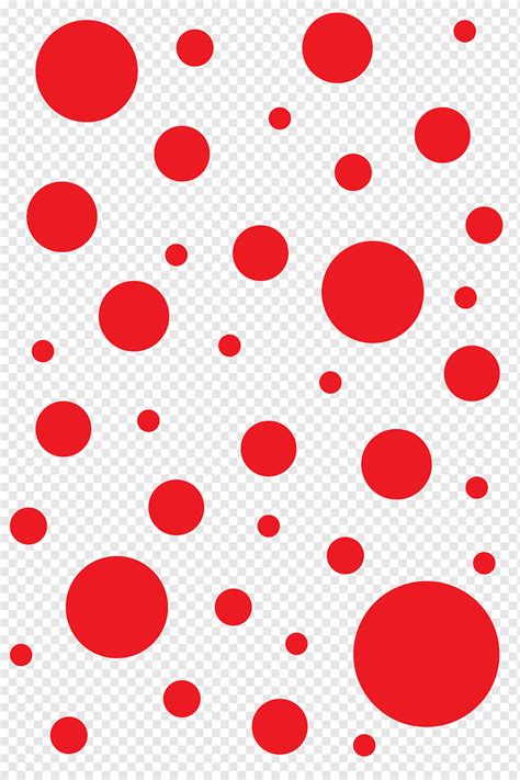 Red Polka Dots Illustration Polka Dot T Shirt Red Designer Polka Dots