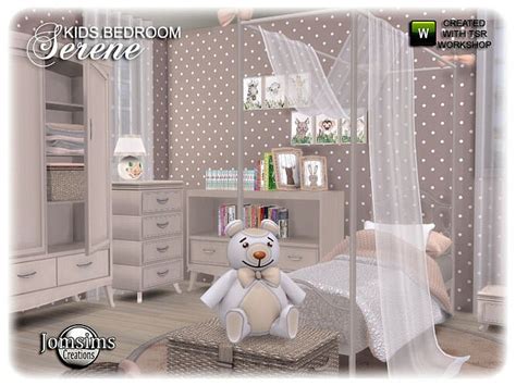 Serene Kids Bedroom By Jomsims At Tsr Sims 4 Updates