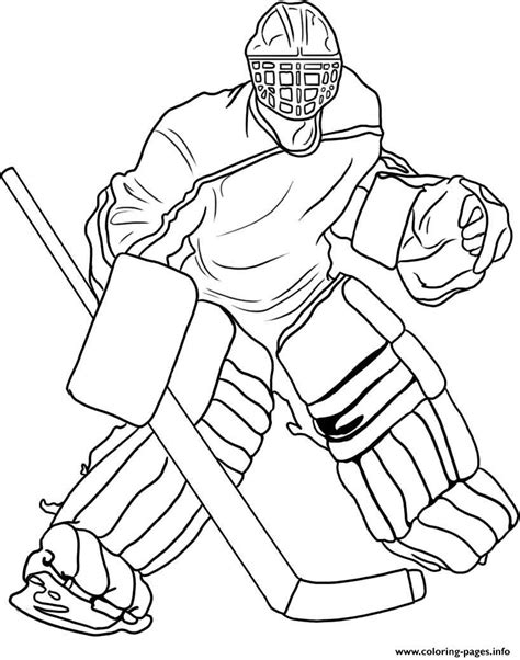 Good hockey coloring pages 17 with additional coloring books with. Print hockey goalie coloring pages | Hockey kids, Sports ...