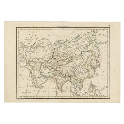 Large Antique Map Of Asia Including All Of Southeast Asia C1792 For