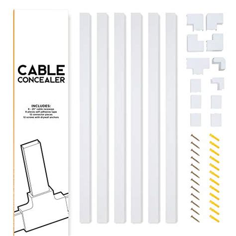 Simple Cord Cable Concealer On Wall Cord Covers With 6 25” Raceways