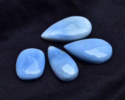 Blue Opal Gemstone Natural Blue Opal Cabochon Mix Shape Etsy