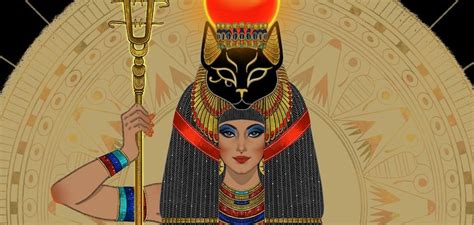 Bastet Bast Print Egyptian Goddess Ägyptische Göttin Etsy