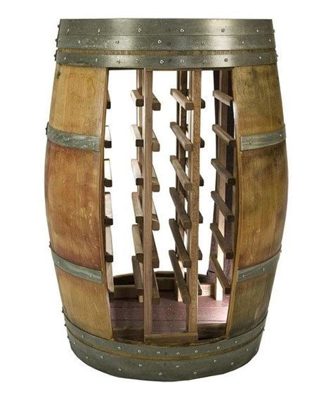 This Whole Barrel Wine Rack By Napa East Collection Is Perfect