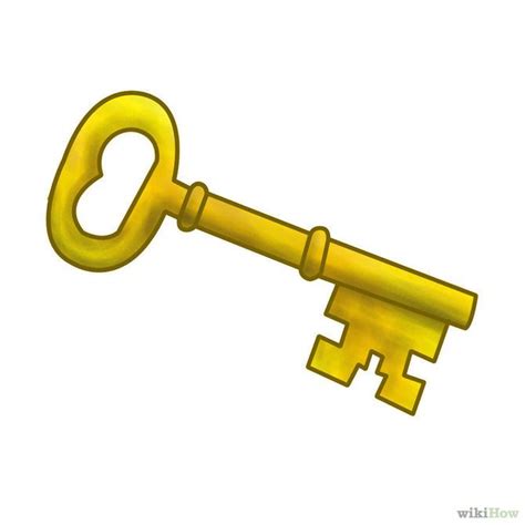 How To Draw A Key 6 Steps With Pictures Wikihow Key Drawings