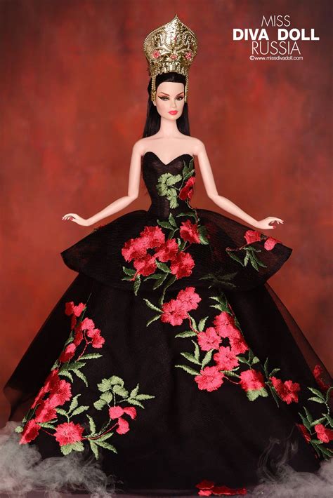 12142mdd 2018 Russia Barbie Gowns Barbie Costume Doll Dress