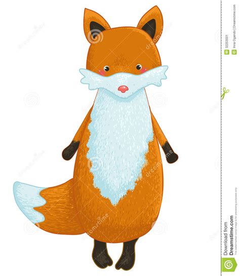 Fox Cartoon Character Stock Image Image 32253001