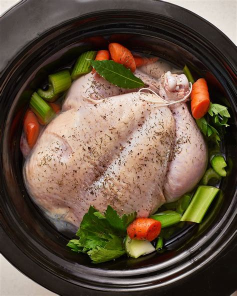 Recipe Slow Cooker Whole Chicken Soup Kitchn