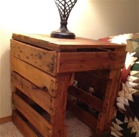Easy Build Woodworking Homemade Wooden Bedside Table