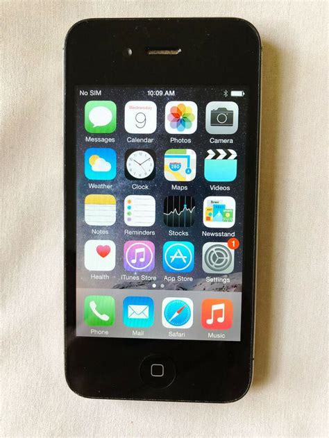 Apple Iphone 4s 16gb Black Unlocked A1387 Cdma Gsm For Sale