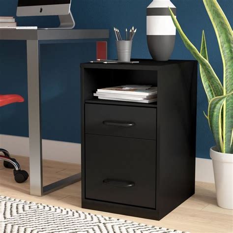 This post contains affiliate links, we may earn a commission at no additional costs to you. Under Desk File Cabinet Compact Filing 2 Drawer Open Shelf ...