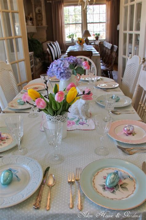 Discover a new recipe for your easter menu. Aiken House & Gardens | Easter blessings, Easter tablescapes, Easter