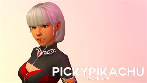 Pickypikachu Smoke Hair New Mesh For Af