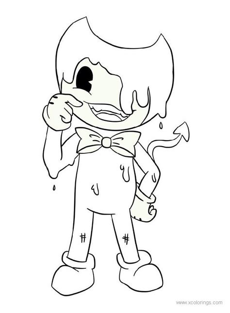 Even though its the hard way about it i cant just sit around an not do anything. Bendy And The Ink Machine Coloring Pages - XColorings