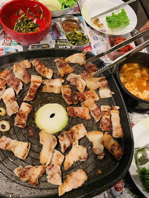 Grilled Pork Belly Bbq Samgyeopsal Gui Recipe By Maangchi