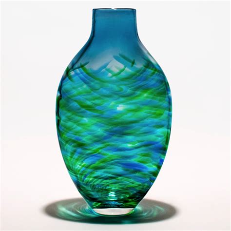 Contemporary Glass Vases I Vortex By Michael Trimpol I Boha Glass