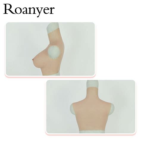 Roanyer Silicone Gel Fake Boobs E Cup Breast Form Enhancer Crossdresser My Xxx Hot Girl