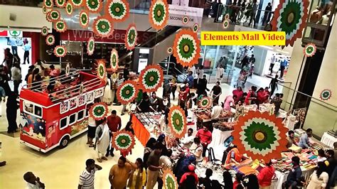 Elements Mall Bangalore Inside View Independence Day Decoration