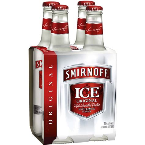 Smirnoff's tends to sell at around $12.00 for the standard 750 ml bottle, whereas pinnacle,. Smirnoff Ice Red Vodka Bottles 4x300ml | Woolworths