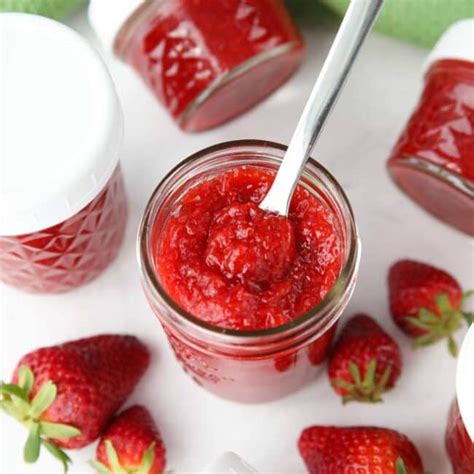 Low Sugar Strawberry Freezer Jam Video Dessert Now Dinner Later