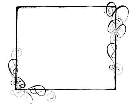 Swirl Page Borders Clipart Best