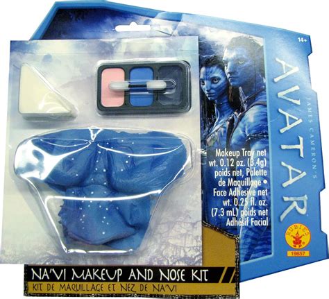 Rubies Costume Avatar Navi Makeup And Nose Kit Blue One Size Amazon