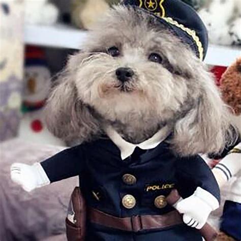 Funny Policeman Cop Costume For Your Pet Dog Or Cat Cop Costume Pet