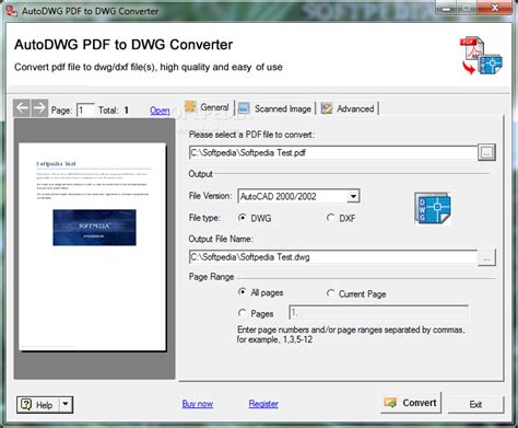 Click on choose files and import the dwg file. PDF to DWG Converter Download