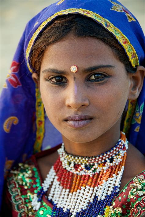 Rajasthani Village Girl In Jaisalmer By Jishnu Changkakoti On 500px