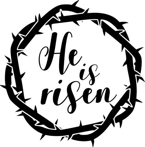 Free Svg Files For Cricut He Is Risen Svg