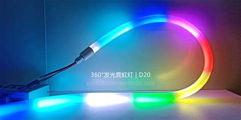 360° Silicone Tube Addressable Full Color Neon Led Light Allcoola