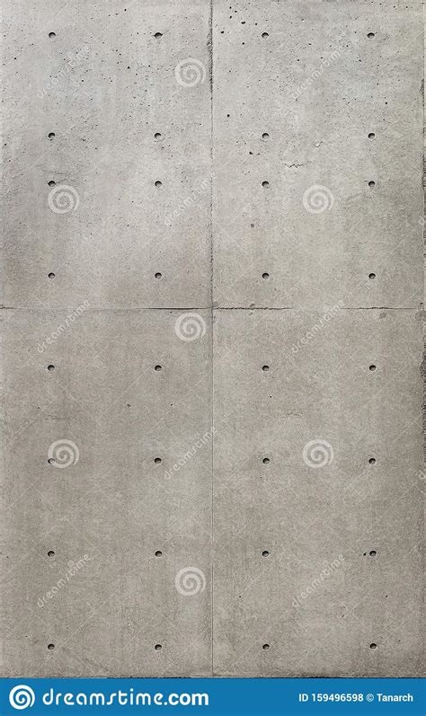 Seamless Grey Bare Concrete Wall Texture Stock Photo