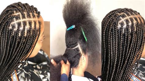 Pre Part Method For Knotless Braids Easier And Faster Start To