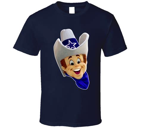 Dallas Cowboys Rowdy Mascot Football Fan Sports T Shirt