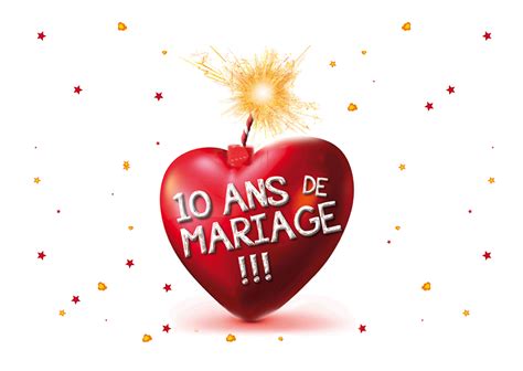 Anniversaire De Mariage 10 Ans Fr Cards And Greetings