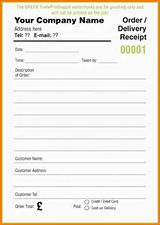 Photos of Food Order Form Template