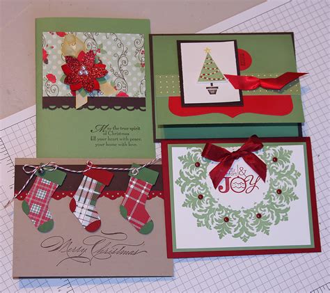 Stamping With Erica Christmas Card Stamp A Stack Class