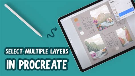 How To Select Multiple Layers In Procreate Procreate Tips And Tricks