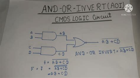 And Or Invert Aoi Cmos Logic Circuit Youtube
