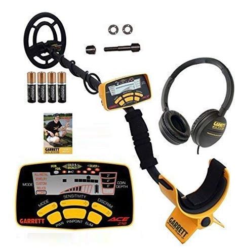 Garrett Ace 250 Metal Detector With Submersible Search Coil Plus