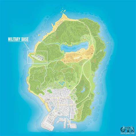 Military Base On Gta 5 Map Maping Resources