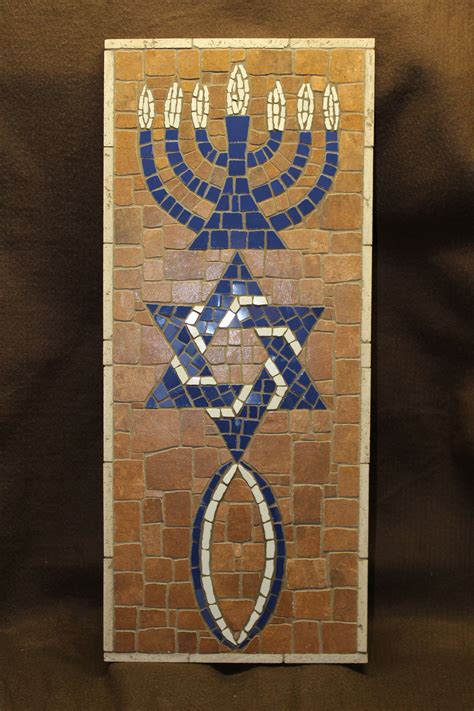 One New Man Mosaic Grafted In Messianic Judaism Art Mosaic Art Mosaic