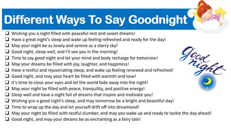 Cute Ways To Say Goodnight Over Text To Your Crush Vocabulary Point