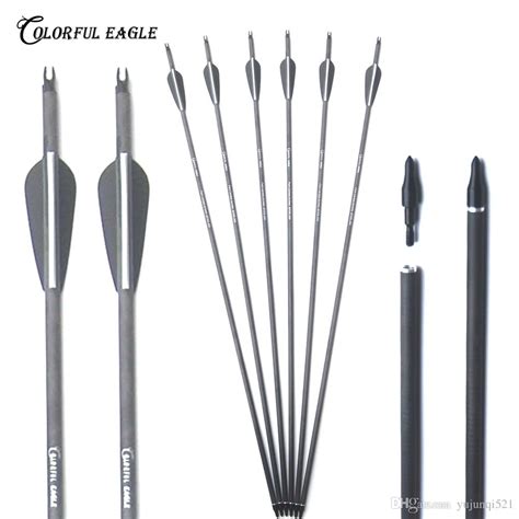 2020 Archery Spine 300 400 283031 Inch Pure Carbon Arrow With