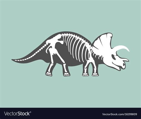 Dinosaur Skeleton Svg