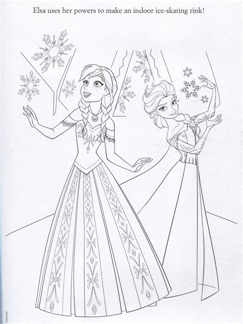 Elsa Anna Couloring Coloring Pages Learny Kids