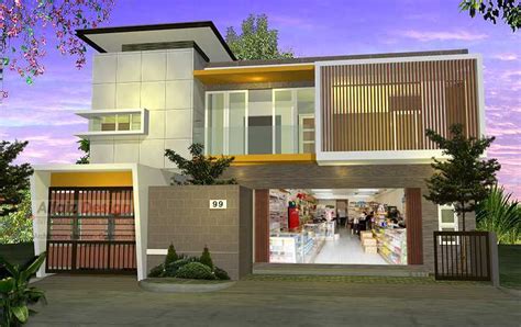 25 model desain toko minimalis modern terbaru 2017 model desain via buat memperoleh informasi terbaru, kalian bisa baca desain rumah minimalis dengan tempat usaha. Desain Rumah Dan Toko Kelontong - Design Rumah Model Terbaru