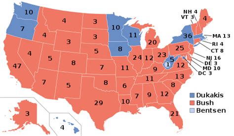 Template1988 United States Presidential Election Imagemap Wikipedia