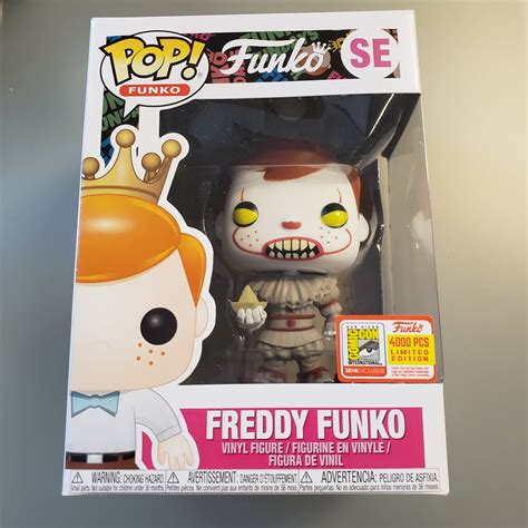 Freddy Funko Pop Vinyl Figure Pennywise Le4000 Se Fugitive Toys